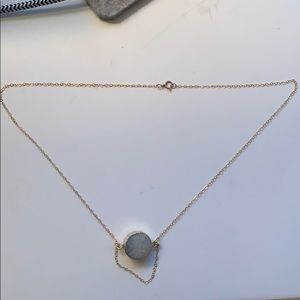 Dainty agate necklace